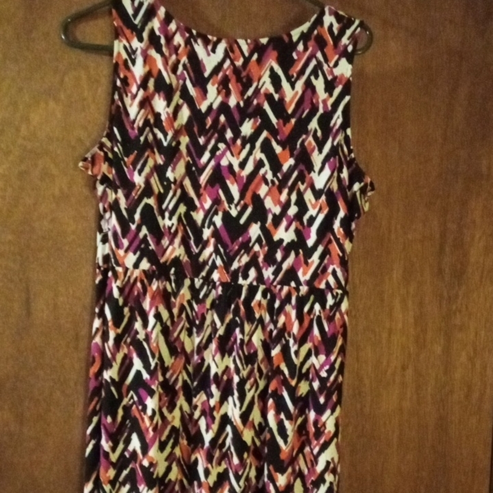 Studio Works Multicolor Abstract Maxi Dress - Picture 6 of 7